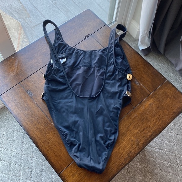 La Blanca Anniversary 2 Button High Cut One Piece - Picture 3 of 5